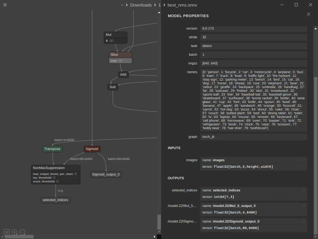 Figure 3 from “An Easy Way to Add NMS to YOLOv8 graph”